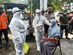 Puluhan Warga Magetan Terjaring Operasi Yustisi Tak Pakai Masker di Keramaian