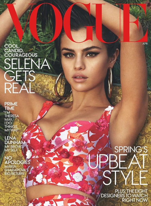 Selena Gomez sebagai cover majalah Vogue 2017/teenvogue.com