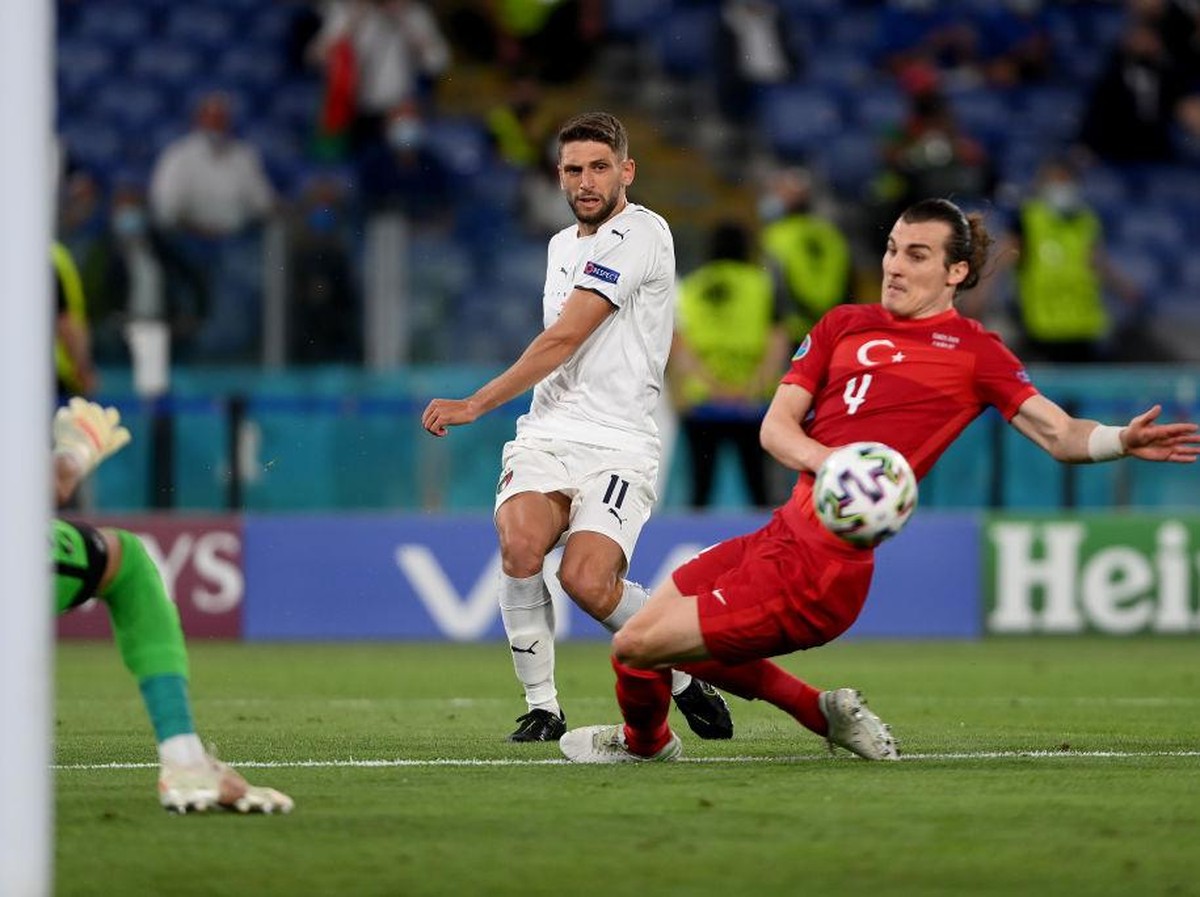 Highlight Italia vs Turki di Euro 2020 saksikan di sini. (Foto: Getty Images/Mike Hewitt)