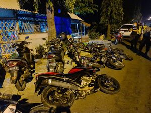 Meresahkan, Puluhan Motor dan Remaja yang Akan Balap Liar di Tuban Diamankan