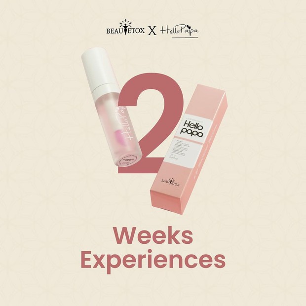 Beautetox x Hello Papa Lip Booster Serum untuk bibir pink merona