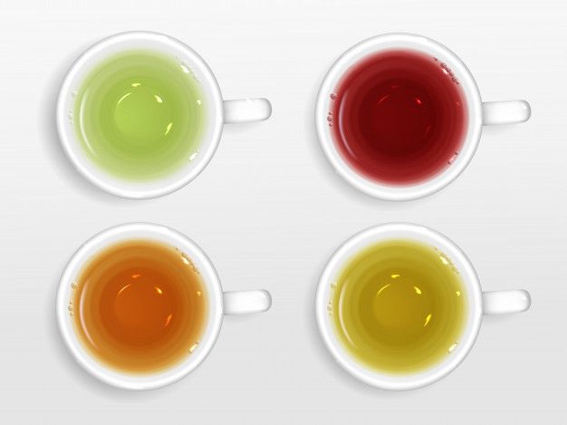 Teh hijau, teh hitam dan teh merah memiliki manfaat untuk menenangkan.