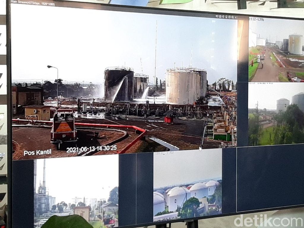Pertamina Nyatakan Kebakaran di Tangki Kilang Cilacap Padam Pertamina Nyatakan Kebakaran di Tangki Kilang Cilacap Padam