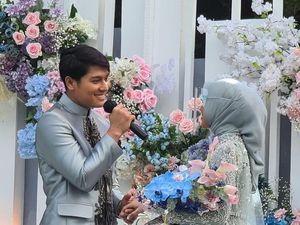 7 Momen Lesti Kejora Dilamar Rizky Billar, Digelar Outdoor dengan Adat Sunda