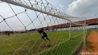 Dulu nama tempat ini adalah Lapang Bola Kerta Jaya. Sejak reborn, nama lapangan ini menjadi Lapang Bola Mini Dawuan Barat. (Foto: dok. detikcom/Yuda Febrian Silitonga)