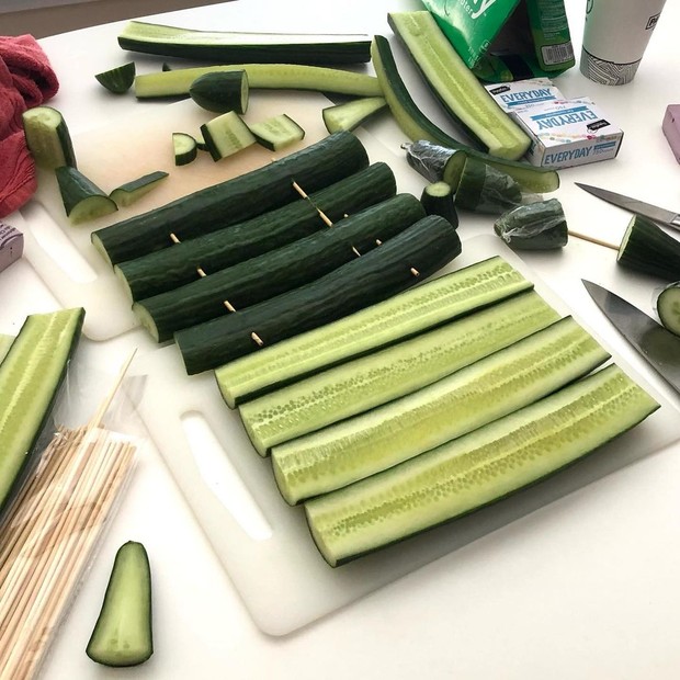 Percobaan tas Hermes-Birkin dari buah karya seniman Ben Denzer/Sumber/Instagram/bdenzer. Percobaan tas Hermes-Birkin dari buah karya seniman Ben Denzer