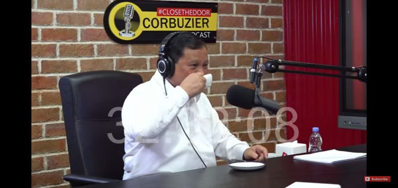 Prabowo Seruput Kopi Hambalang, Ini Keunikan Rasanya