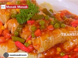 Masak Masak : Sawi Gulung Isi Ayam dengan Saus Pedas Manis