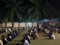 Balap Liar di Blitar Kembali Dibubarkan, Ratusan Bikers dan 97 Motor Diamankan