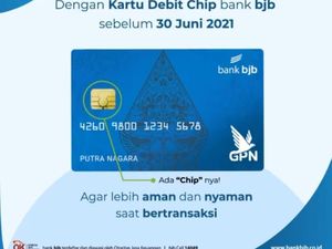 Mudah dan Gratis, Ini Syarat Ganti Kartu Debit Chip bank bjb