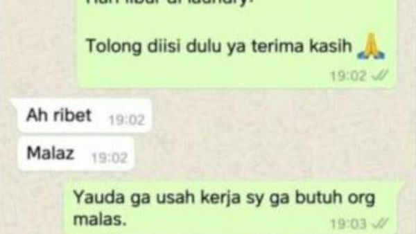 7 Chat Nanya Loker Ini Endingnya di Luar Ekspetasi, Bikin Senyum Tipis
