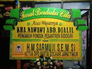 Kiai Nawawi Sidogiri Wafat, Golkar Jatim Sampaikan Duka Mendalam