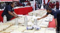 Foto: Sabu 1,1 Ton yang Dibongkar dari Jaringan Internasional