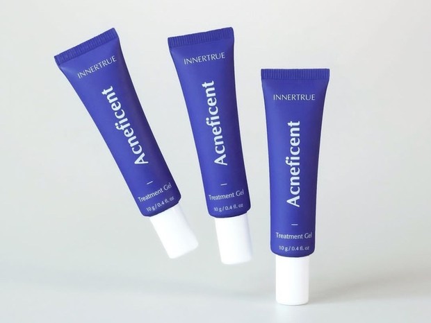 INNERTRUE Acneficient Treatment Gel mengandung tanaman tradisional Ayurveda/Foto: Instagram.com/innertrue skincare lokal untuk kulit berjerawat