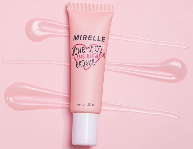 Mirelle Acne Spot The Breakout Eraser dengan kemasan menarik/Foto: Instagram.com/mirellebeauty skincare lokal untuk kulit berjerawat