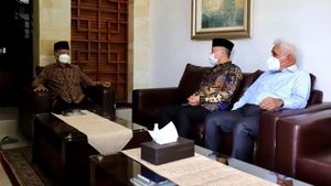 Momen Zulkifli Hasan-Hatta Rajasa Kunjungi Buya Syafii