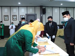 Lantik Pejabat Kemendes PDTT, Mendes Ingatkan Tugas & Tanggung Jawab