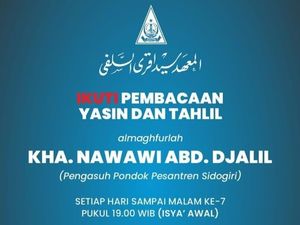 Prosesi Pemakaman KH Nawawi Sidogiri Dihadiri Keluarga, Tahlil Digelar Daring