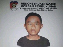 Polisi Rekonstruksi Wajah Mayat Pria Hangus Dibakar di Maros Sulsel