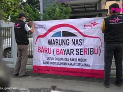 Salut! Warung Nasi Ini Sediakan Menu Rp 1.000 untuk Orang Tak Mampu