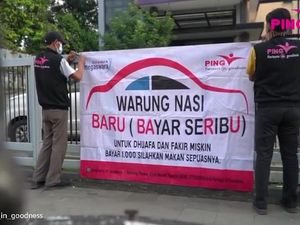Salut! Warung Nasi Ini Sediakan Menu Rp 1.000 untuk Orang Tak Mampu Salut! Warung Nasi Ini Sediakan Menu Rp 1.000 untuk Orang Tak Mampu