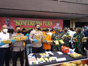 Aparat di Sumut Temukan 148 Kg Narkoba Ganja saat Kejadian Kecelakaan