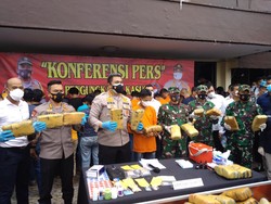 Aparat di Sumut Temukan 148 Kg Narkoba Ganja saat Kejadian Kecelakaan