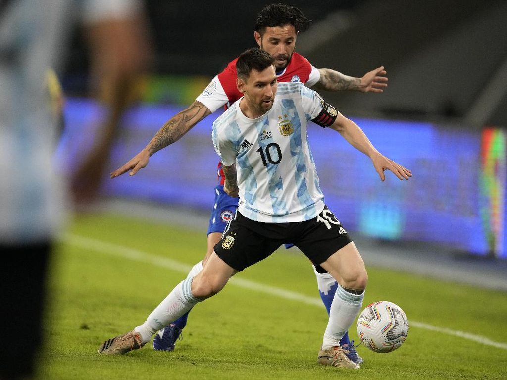 Argentina Vs Chile: Messi Bikin Gol, Tim Tango Seri 1-1