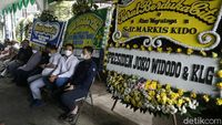 Ada Karangan Bunga dari Jokowi di Rumah Duka Markis Kido