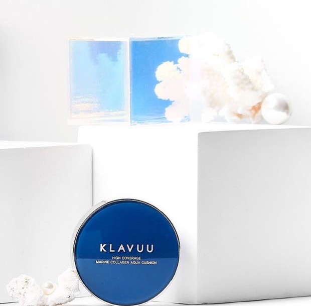 Klavuu Blue Pearlsation High Coverage Marine Collagen Aqua/Foto : klavuu_official Blue Pearlsation High Coverage Marine Collagen Aqua
