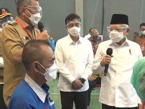 Tinjau Vaksinasi di Tangsel, Wapres Soroti Kasus Covid Meningkat Tinggi