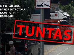 Before-After Pembatas Trotoar Dipasang Halau Parkir Liar di Rawasari Jakpus