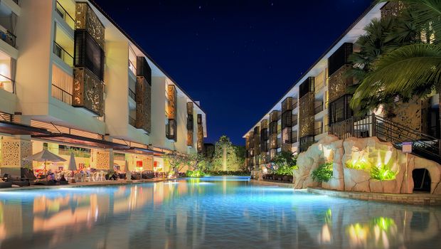 =Pemandangan hotel The Trans Resort Bali.