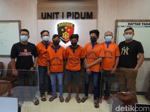 Lima Preman Diringkus di Gresik dari Dua Lokasi