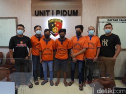 Lima Preman Diringkus di Gresik dari Dua Lokasi