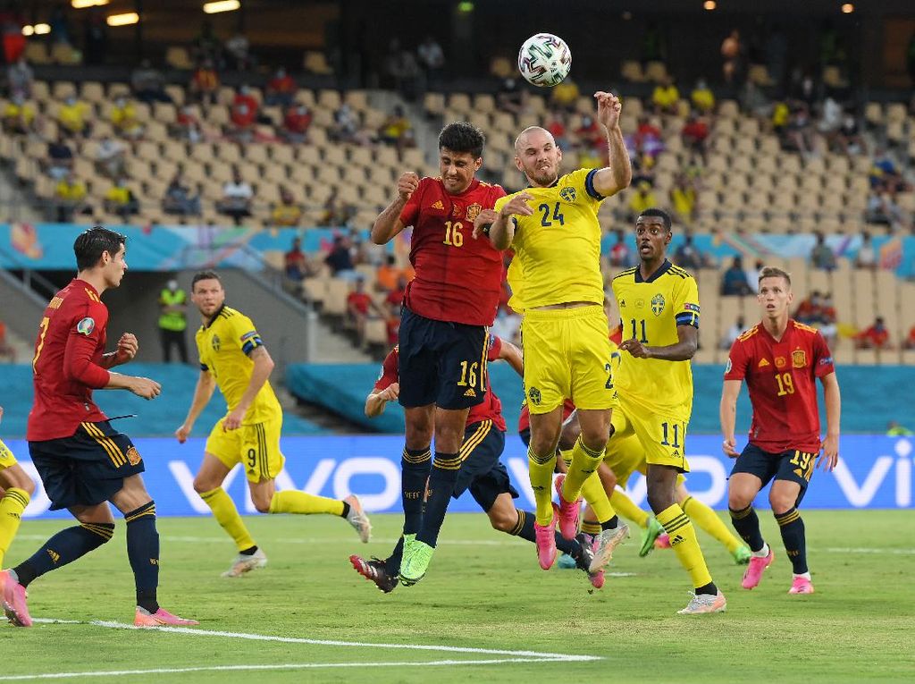 Spanyol vs Swedia Berakhir Imbang Tanpa Gol
