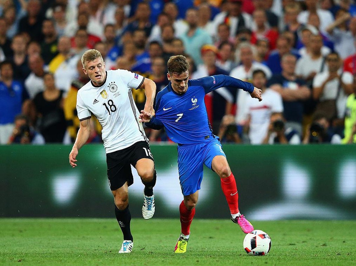 Head to head Prancis vs Jerman, Les Bleus masih unggul. (Foto: Getty Images/Alex Livesey)