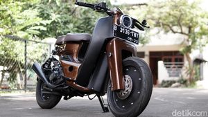 Modifikasi Yamaha Mio Jadi Motor Bebek Street Cub ala Rainbow Moto Builder