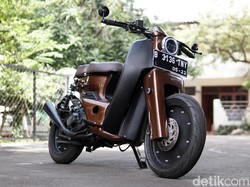 Unik! Yamaha Mio Karbu Ini Disulap Jadi Street Cub