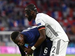 Prancis vs Jerman: Hap! Ruediger Gigit Pogba