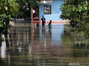 Banjir Rendam Perumahan Pondok Hijau Permai Bekasi