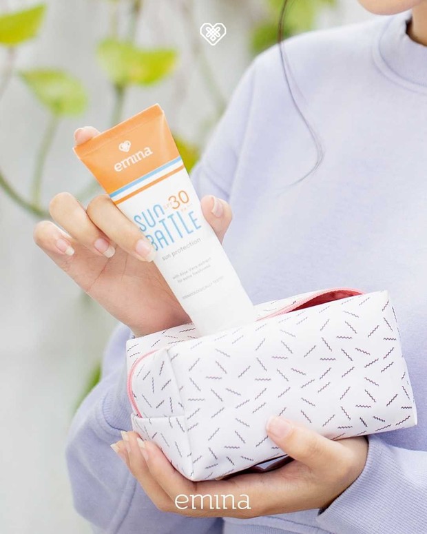 EMINA Sun Battle SPF 45 PA+++ (instagram.com/eminacosmetics) EMINA Sun Battle SPF 45 PA+++