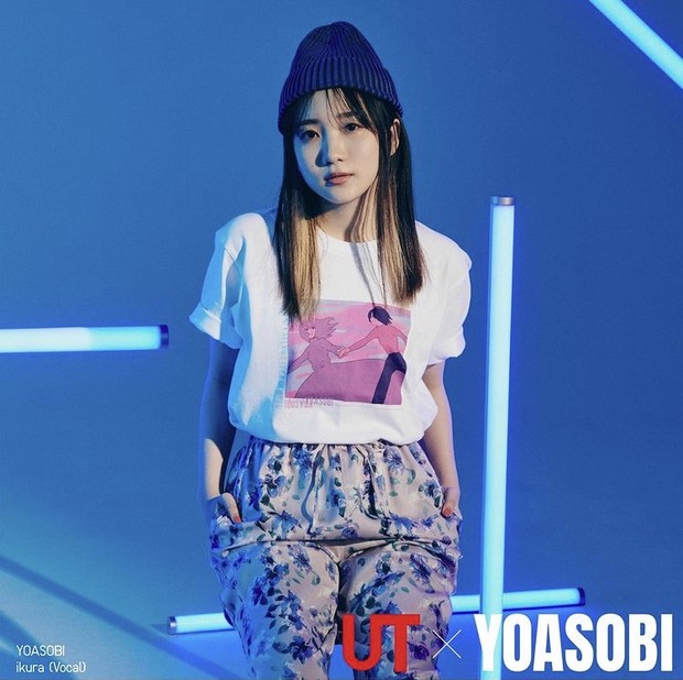 Foto: instagram.com/uniqlo.ut/ T-shirt artwork dari music video Racing Into The Night.