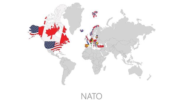 ilustrasi peta NATO