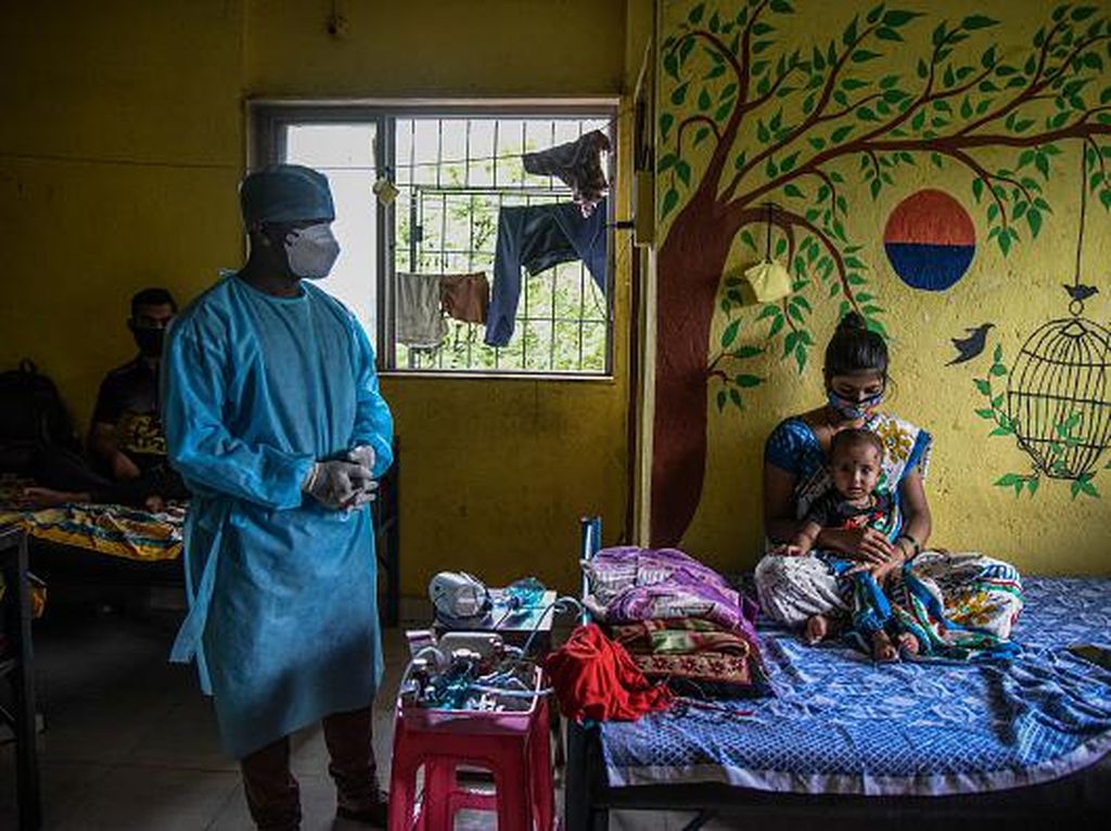 India Ubah Sekolah Jadi Rumah Sakit COVID-19 India Ubah Sekolah Jadi Rumah Sakit COVID-19