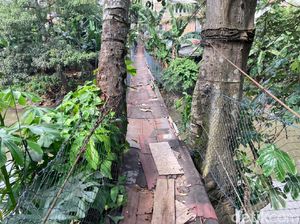 Pemkot Jaksel Segera Bahas Solusi Jembatan Gantung Srengseng Sawah