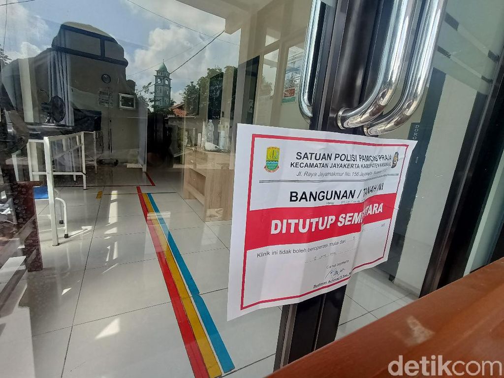 Rawat Pasien Corona Tanpa Izin, Klinik di Karawang Disegel Satgas Rawat Pasien Corona Tanpa Izin, Klinik di Karawang Disegel Satgas