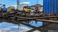 Proyek Galian Pipa Air Minum Bikin Macet Jl Benda Raya