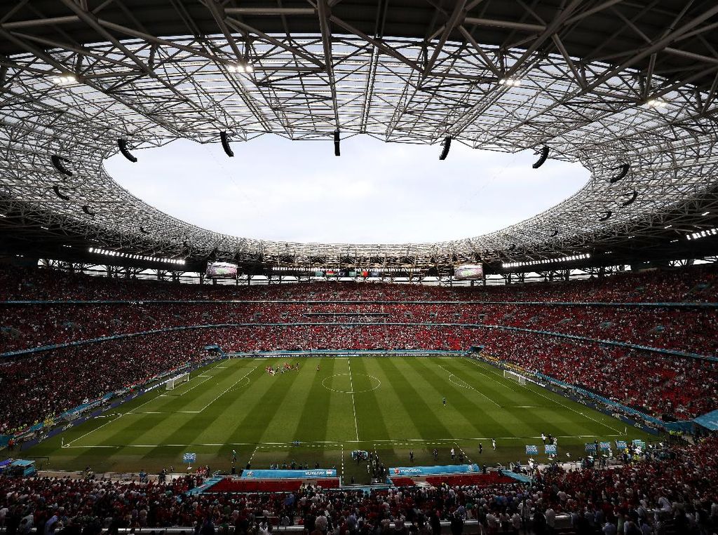 Hungaria Vs Portugal: 67 Ribu Penonton Padati Puskas Arena