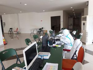 Pasien COVID Sempat Lesehan Antre Masuk, Begini Suasana Wisma Atlet Pagi Ini